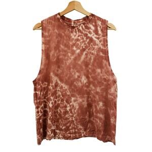 Lululemon pink acid wash athletic tank